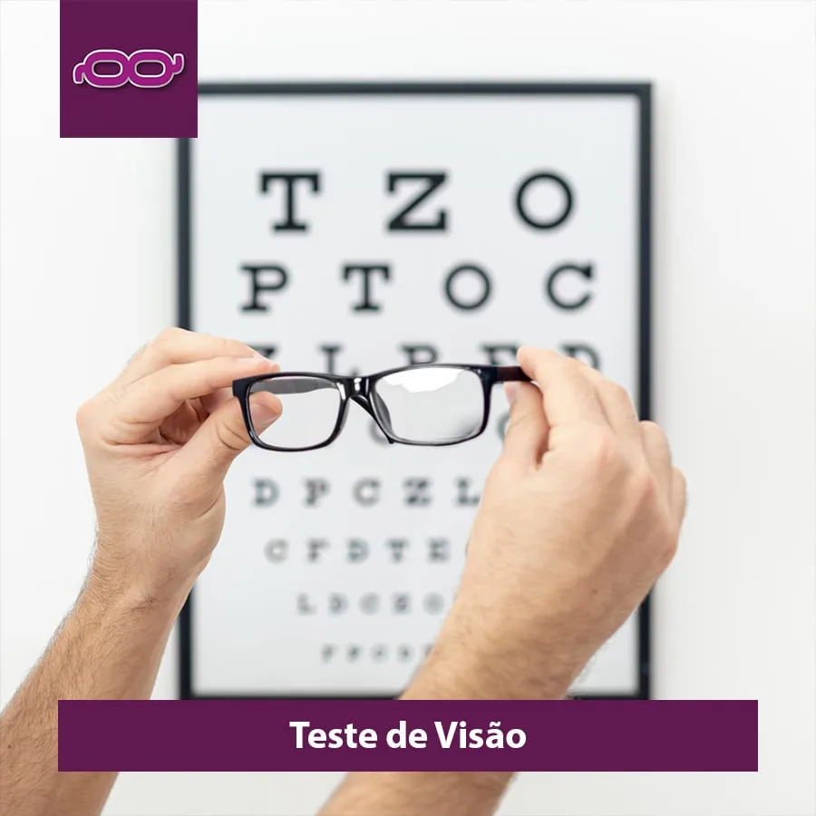 Teste de visão gratuito na Óptica Quaresma em Sorocaba